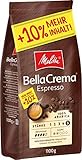 Melitta Ganze Kaffeebohnen, 100% Arabica, kräftig-würziger Geschmack, Stärke 4-5, BellaCrema Espresso, 1100g