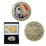 Der Krieg Im Irak,Der Zehnte Jahrestag,Gedenkmünzen,Adler,Skorpione,Bewegungsfreiheit,Wüste,Medaille,Ehre,Schön,Schön,Geschenk Kunsthandwerk/braun/