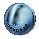 eMeet Konferenzlautsprecher - Luna Lite Bluetooth Speakerphone für 5-10 Personen, USB Freisprecheinrichtung 360° Spracherkennung, für Zoom, Skype, VoIP-Kommunikation PC, Skype for Business usw