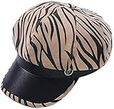 FGHDFH Baskenmütze Barett Ballonmütze Denim Blue Achteckiger Hut Damen Wintermütze Maler Künstler Visor Baskenmütze Herbst Winter Retro Schiebermütze,D