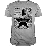 The Lewis Hamilton Band T Shirt, Hamilton an American Musical T Shirt T-Shirts & Hemden(X-Large)