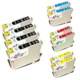 *TiToPaten®* 10 Druckerpatronen kompatibel für Epson T1281 - T1284 EPSON Stylus Office BX 305 F EPSON Stylus S 22, SX 125, SX 420 W, SX 425 W