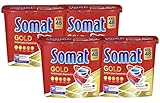 Somat Gold Spülmaschinen Tabs, 48 Tabs, XXL Pack, Geschirrspül Tabs mit Extra-Kraft gegen Eingebranntes und Glanz-Effek