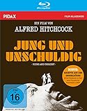 Alfred Hitchcock: Jung und unschuldig / Spannender Thriller mit beiden deutschen Synchros + Bonus: Alfred Hitchcock zu Gast beim Frankfurter Stammtisch (Pidax Film-Klassiker) [Blu-ray]