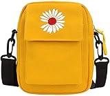 GDYJP Crossbody-Handytasche,Segeltuch-Umhängetasche mit Zipper-Handy-Brieftaschen Taschen mit Doppelschicht und einstellbarem Riemen (Color : B, Size : One Size)