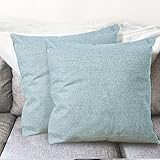 BCASE Set Mit 2 Leinen-KissenbezüGen 45X45 cm, Dekorativer Kissenbezug, Bequem Und Modern FüR Zimmer, Sofa, Bett Usw. B