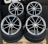 4 x 19 Zoll Keskin KT21 Alu Felgen 8,5x19 5x112 ET45 gunmetal grau Front poliert für A Klasse B C63 Coupe Cabrio T-Modell 45 AMG CLA Shooting Brake E GLA GLE GLK M R S V Vito NEU im AMG Look