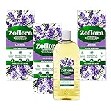 Zoflora Lavendel - 3x500 ml Duft-Konzentrat für bis zu 20 L Mehrzweck-Desinfektionsreiniger - gegen Viren mit 3Fach Wirkung - Anwendbar auch als Allzweckreinig