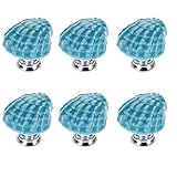 6 PCS 31 mm Pull Griff, Vintage Muschel Form Keramik Knöpfe, Schublade Schrank Küche Schrank Box Tür Bin Rollladen Badezimmer Schränke Knöpfe Griff ziehen, Home Möbel Dekorieren Griffe Knöpfe b