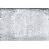 Küchen-Rückwand Spritzschutz I Dekor Beton I 60 x 40 x 0.3 cm I Stilvoll modern I Fliesenschutz für den Herd und Spüle | Küche Zubehör | Arbeitsplatte I Fliesenspiegel I Aluverbund I dv_794