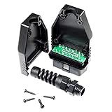Paradisetronic.com OBD2 Stecker, Gehäuse mit Platine/PCB, OBD II, Diagnosestecker zur Herstellung eigener Kabel fü
