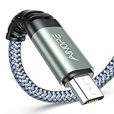 Micro USB Kabel 2 Stück 2M, Ladekabel Samsung AINOPE Nylon Handy Micro Kabel, Samsung Galaxy s7 Schnellladekabel für Samsung S7/ S6 / J7/ Note 5,Huawei,Wiko,Nexus,Motorola,Nokia,Echo Dot-G