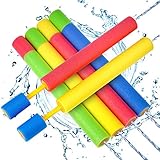Wasserpistole Spielzeug Kinder Set 6 Stück Pool Wasserspritzpistolen mit Reichweite 35 Feet Sommer Wassersport, Garten und Strand Wasserpistolen für Kinder Rasen W