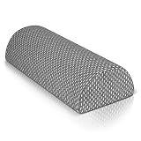 Bequemes Kniekissen für Seitenschläfer, Schwangerschaft - Mittelhartes Beinkissen aus Memory Foam und weichem Oeko-TEX Bezug - Premium Kniepolster, Nackenrolle, Lendenkissen by DYNMC YOU - G