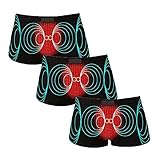 ZAYZ Herren Boxer Physiologische Erweiterung Unterwäsche Kurze Hose Turmalin Prostata Magnetfeldtherapie Gesundheitsvorsorge Slip -3 Pack (Color : Black, Size : 4XL)