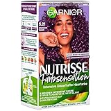 Garnier Haarfarbe, dauerhafte und intensive Coloration, mit nährenden Fruchtölen, für intensive Reflexe, Nutrisse Farbsensation, 5.21 Intensives Violett, 3er Pack(3 x 224 g)