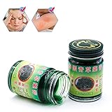 Haplws 50g Thai Massage Balsam Grüne Kräutersalbe Massage Muskelgelenke Verstauchungsschmerzen Balsam Anti-Moskito Antipruritische C