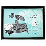 Fancy Tray Home Laptop-Schreibtisch, gepolstert, ergonomisch, für Essen, Mehrzweck, Arbeitstisch, 43 x 33 x 1,5 cm, hochwertige Materialien, Holz, Design Call Your Therap