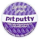 Pit Putty 65 g | Vegan & Umweltfreundlicher Deo-Balsam | 100% natürliches Deodorant für Damen & Herren (Lavendel-Litrone)