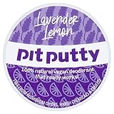 Pit Putty 65 g | Vegan & Umweltfreundlicher Deo-Balsam | 100% natürliches Deodorant für Damen & Herren (Lavendel-Litrone)