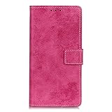 Cover-Discount Huawei Mate 30 Pro - Vintage Etui Wildleder Optik pink