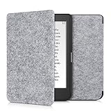 kwmobile Hülle kompatibel mit Tolino Page 2 - Filz Stoff eReader Schutzhülle Cover Case - Hellg