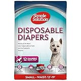 Simple Solution Disposable Dog Diapers Nappies Medium-S