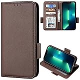 Handyhülle Kompatibel mit Realme C21Y/Realme C25Y Hülle Flip Premium Lederhülle, Handyhülle Book Case PU Leder Tasche Case und Magnet Kartenfach Schutzhülle für Realme C21Y/Realme C25Y B