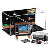 LIND Acryl Vitrine Schaukasten Kompatibel Mit Lego 71374 Super Mario NES, Staubdichte Showcase Display Case - Nicht Enthalten Modellb