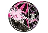 NEU Teller Monster High, 23 cm, 8 Stk