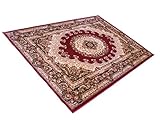 oKu-Tex Webteppich 'Bidjar' | Orientmuster, Medallion | Farbe: Rot | 200 x 290