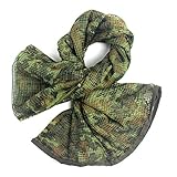 ReFire Gear Tarnung Tarnnetze Netzschal Tarnschal Tactical Mesh Net Schal Armee Draussen Jagd Camo Camouflage Conceal Wrap Gesichtsschleier 75' X 40'