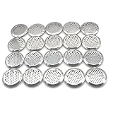 Sky-Welle 20 Stk.65mm Edelstahl Lüftungsgitter Rund Luftgitter Silber Lüftung Gitter Belüftungsg