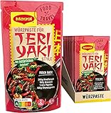 Maggi Food Travel Würzpaste Teriyaki Style (Ohne Konservierungsstoffe, Vegetarisch), 10er Pack (10 x 65g)