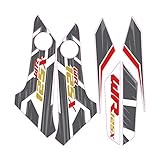 accessorypart Motorrad Aufkleber für YAMAHA WR 125 X Weiß Abziehbild Sticker kit Dek