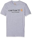 Carhartt Workwear Core 101214 T-Shirt Arbeit mit Logo, X-Small, Heather Grau, 1