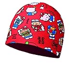 Buff Kinder Hello Kitty Child Microfiber Polar Hat Mütze, Foodie Red, O