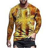 Herren Unisex Daily t Shirt 3D Print Graphic Prints Langarmshirts Casual bloue 2541rge TET Dead end Luxus faltenfreie Farbe: schwarz, größe: Langarmshirt, (grün nr. 304057) hariana xs-XXL j