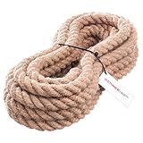 Seilwerk STANKE Juteseil Naturfasern gedreht Tauwerk Hanf Jute Tau Seil Tauziehen Absperrseil Handlauf 30mm 5