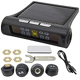 4 externe Sensoren USB Solarladung Autoreifen Drucküberwachungssystem HD Digitalanzeige Auto Tool Wireless Reifendruck Kontrollsy