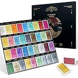 Paul Rubens Aquarellfarben Set Pearl, 36 Classic und Glossy Farben, hohe Deckkraft, gute Lichtechtheit, für Illustratoren, Künstler, Studenten, Erwachsene, Kinder - G