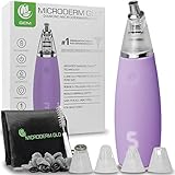 Microderm GLO GEM Diamond Microdermabrasion und Saugwerkzeug Bestes Porenvakuum zur Hautstraffung # 1 Advanced Facial Treatment Machine - Fördert die Kollagenproduktion für helle und klare H