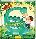 Meine Kindergarten-Freunde (Dinosaurier): Freundebuch ab 3 Jahren für Kindergarten und Kita, für Jungen und M