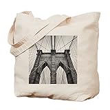CafePress Brooklyn Bridge New York City Nahaufnahme, canvas, khaki, M