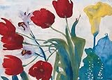 EIN Emil Nolde Up Emil Nolde Blumen Aquarell Mit Roten Tulpenwooden Puzzles 1000 Stück Spielzeug Adult DIY Challenge Dé