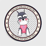 YYRAIN Niedlicher Runder Modeteppich Für Haustiere, Bequeme rutschfeste Bodenmatte Für Wohnzimmer, Schlafzimmer, Balkon, Hängekorb, Schaukelstuhlteppich 140 D