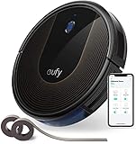 eufy by Anker Saugroboter RoboVac 30C, WLAN Staubsauger Roboter BoostIQ, Hohe Reinigungsleistung, 1500Pa Saugkraft, ideal für Haustierbesitzer, Reinigt Tierhaare, Hartböden, Teppiche (Schwarz)