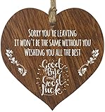 Stuff4 Holzherz, Dunkles Holz, Einheitsgröß