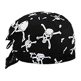 AfinderDE Unisex Modische Skelette Bandana Kopftücher Halstuch Schlauchtuch Biketuch UV Schutz Kopfband für Biking Fahrrad Motorrad Radsp