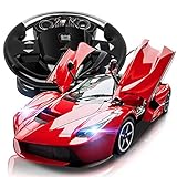 Lihgfw Fernbedienung Auto Lade Sportwagen Elektroauto Modell Racing Lenkrad Kinder Toy Boy Drift Schwerkraft Sensing R